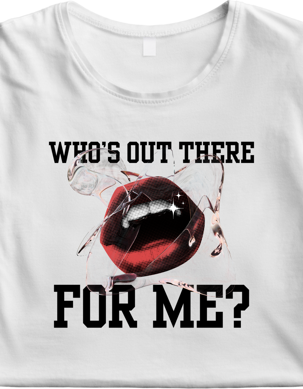 Who’s Out There For Me T-Shirt / White